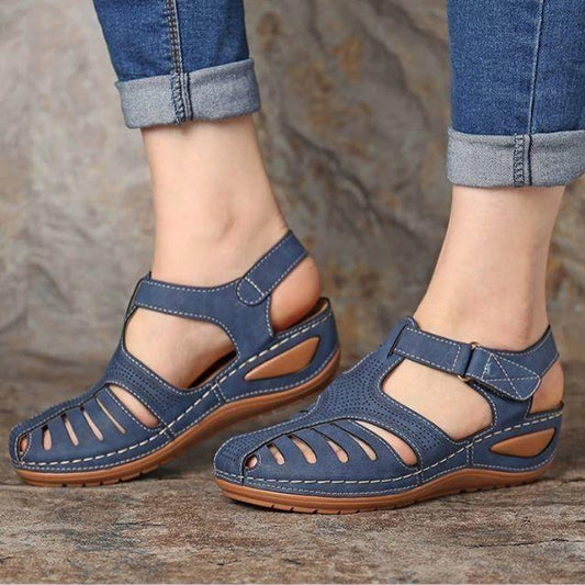 🔥Das ist eine saisonale spezialität🎉-Leichte orthopädische Ledersandalen von höchster Qualität