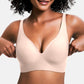 ⏳Begrenzte Zeit 49% Rabatt💥Nahtloser Push-up-BH mit tiefem V-Ausschnitt und ohne Bügel