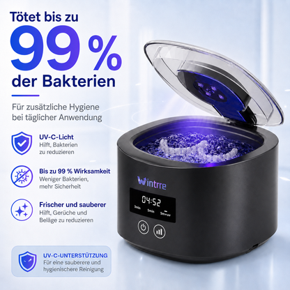 ❄️Sommerfrische 50 % Rabatt!🦷Denture Dome Ultraschall-UV-C-Reiniger – Für ein frischeres, saubereres Gebiss in nur 5 Minuten