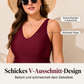🎉 50% RABATT! Plus Size Badekleid Damen – Einteiliger Bademantelanzug in Uni-Farbe, figurschmeichelnd & mit Rock 🌊