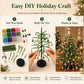 🎄✨ DIY Perlen-Weihnachtsbaum-Set – 🎅 Gestalten Sie Ihre eigene funkelnde Weihnachtsdekoration