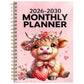 ⏰📅 NUR AM LETZTEN TAG IM ANGEBOT: €12,98!! 🐮 Highland-Kuh-5-Jahres-Monatsplaner – Langfristige Organisation und Zielplanung aus einer Hand ✨