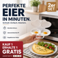 🍳 50% RABATT! Mikrowellen-Eierkocher mit Deckel und Griff – Schnell, sicher & platzsparend – Perfekt für das schnelle Frühstück, Weich- & Hartgekochte Eier in Minuten ✨
