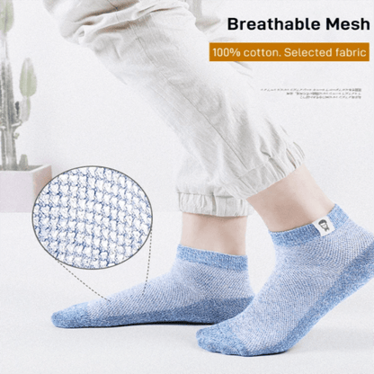 Atmungsaktive, antibakterielle Deo-Socken für Männer (Kaufen Sie 5 und erhalten Sie 5 gratis【10 Paare】)