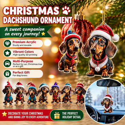 ⏳🔥NUR FÜR KURZE ZEIT 50 % RABATT! ⏰🎄 Christbaumschmuck in Welpenform 🐕🎁