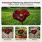 Farbenfrohe Vogeltränke mit Blumendesign
