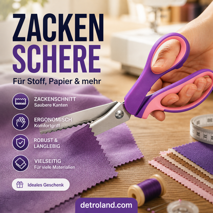 Multifunktionale Zickzack-Schere, gezackte Schere ✂️🧵
