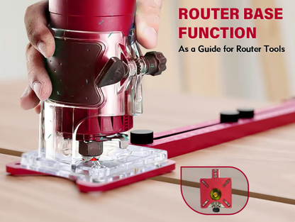 🛠️4 in 1 Router Fräsen Nut Halterung