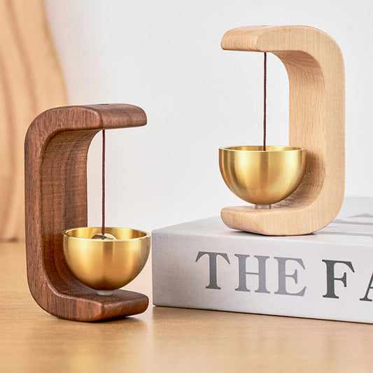✨Magnetische Türklingel aus Holz mit Windspielfunktion