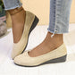 🩰Elegante, leichte, rutschfeste Keilschuhe mit niedrigem Absatz
