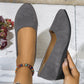 🩰Elegante, leichte, rutschfeste Keilschuhe mit niedrigem Absatz