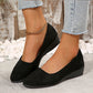 🩰Elegante, leichte, rutschfeste Keilschuhe mit niedrigem Absatz