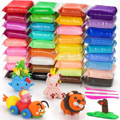 🎨✨ EDIFON Lufttrocknende Knete für Kinder – Kreativität & Fantasie fördern durch gemeinsames Basteln