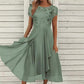 Elegantes Damenkleid mit Rundhalsausschnitt