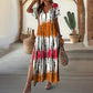 🏖️🌸Sommer Heiß Verkauf 60% Rabatt💃Kausal V-Ausschnitt Gradient Kleid für Damen