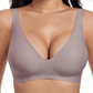 ⏳Begrenzte Zeit 49% Rabatt💥Nahtloser Push-up-BH mit tiefem V-Ausschnitt und ohne Bügel