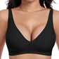 ⏳Begrenzte Zeit 49% Rabatt💥Nahtloser Push-up-BH mit tiefem V-Ausschnitt und ohne Bügel
