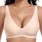 ⏳Begrenzte Zeit 49% Rabatt💥Nahtloser Push-up-BH mit tiefem V-Ausschnitt und ohne Bügel