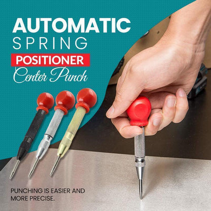 🔘 50 % RABATT! ⚡ Automatischer Körner – Präzise Markierung für Metall/Holz, federbelastet und mit einstellbarer Kraft 🛠️📏