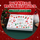 Weihnachtsgeschenkbox mit Deckel und Schleife