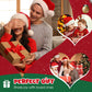 Weihnachtsgeschenkbox mit Deckel und Schleife