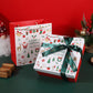 Weihnachtsgeschenkbox mit Deckel und Schleife