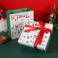 Weihnachtsgeschenkbox mit Deckel und Schleife