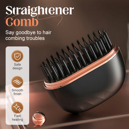 ✨LETZTER TAG VERKAUF 50% RABATT✨Schnurloser Mini-Haarglätter Kamm