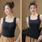 💥Damen Thermo-Tanktop mit U-Ausschnitt und integriertem BH