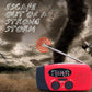 📻 49% RABATT! ⚡ Solar-Kurbel Notfallradio – Mit Powerbank, Wetteralarm, USB & 7 Tage Akku für Outdoor & Krise 🌧️