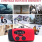 📻 49% RABATT! ⚡ Solar-Kurbel Notfallradio – Mit Powerbank, Wetteralarm, USB & 7 Tage Akku für Outdoor & Krise 🌧️