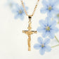 Kette mit Kreuz-Anhänger – Goldfarben ✝️💛Die Veranstaltung findet derzeit statt.