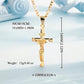 Kette mit Kreuz-Anhänger – Goldfarben ✝️💛Die Veranstaltung findet derzeit statt.
