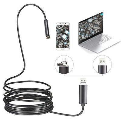 📷 50% RABATT! 🔦 Wasserdichte USB-Endoskopkamera mit LED – IP67, 5.5mm/7mm & 1-10m – Perfekt für Rohrinspektionen, Kfz-Diagnose oder schwer zugängliche Stellen – scharfe Bilder & flexibles Kabel 🛠️✨