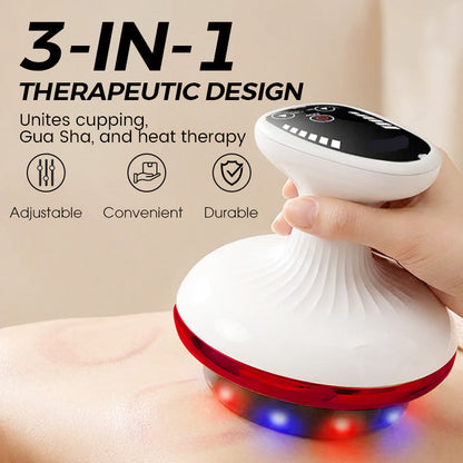 3-in-1 Handmassagegerät für Gua Sha und Schröpfmassage