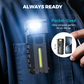 💎 50 % RABATT! 💎 180° drehbare LED-Arbeitsleuchte – Zweistrahler, Magnetfuß und USB-C-Ladeanschluss