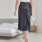 👗Ein klassischer und eleganter hochtaillierter Midirock, geeignet für Damen.