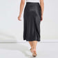 👗Ein klassischer und eleganter hochtaillierter Midirock, geeignet für Damen.