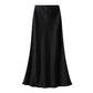 👗Ein klassischer und eleganter hochtaillierter Midirock, geeignet für Damen.