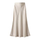 👗Ein klassischer und eleganter hochtaillierter Midirock, geeignet für Damen.