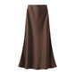 👗Ein klassischer und eleganter hochtaillierter Midirock, geeignet für Damen.