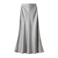 👗Ein klassischer und eleganter hochtaillierter Midirock, geeignet für Damen.
