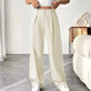 🔥HEISSE ANGEBOTE 49% RABATT👖Damenhose mit hoher Taille und weitem Bein