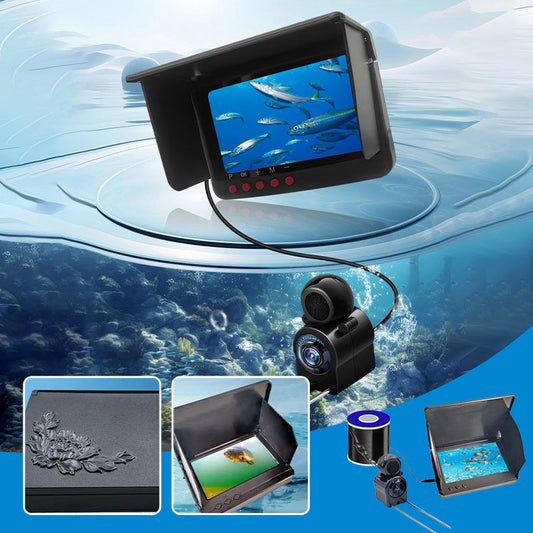 🐟🎣 【Limitiertes Sonderangebot - 50 % Rabatt】Fischfinder mit Unterwasserkamera – HD-Display, Nachtsicht 🔥📷 – perfekt für Eis- & Meeresangeln