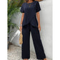 🌺 TOP DEAL ⏰ -50% 💥 Damen 2-teiliges Set – asymmetrisches Design & Wide-Leg Hose 👗 elegant & modern ✨