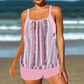 📢📢40% RABATT !!⏰Damen Tankini mit Blouson-Top & Shorts 💥 bequem, modern & ideal für Strand & Pool ☀️