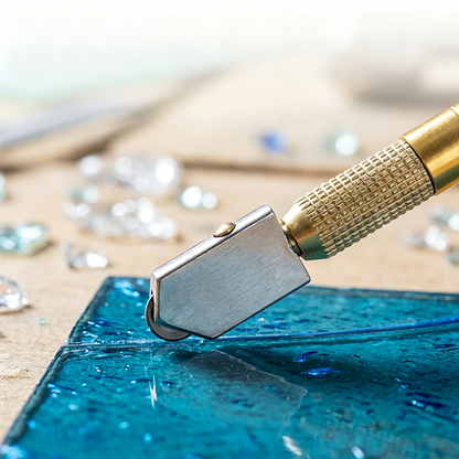 🔧 KAUFE 2, ERHALTE 1 GRATIS!  Professioneller Glasschneider im Stiftdesign – Hartmetallscheibe, ergonomischer Griff & präzise Schnitte – Ideal für Spiegel, Fenster & Glaskunst ✨