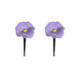 Farbenfrohe Vogeltränke mit Blumendesign