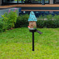 Solar Kunstharz Stehlampe