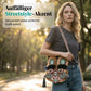 Umhängetasche mit Tigermotiv im handgefertigten Ethno-Stil